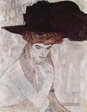  Symbolik Kunst - Derschwarze Hut Symbolik Gustav Klimt